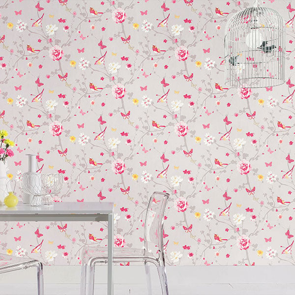 Galerie Wallpaper Product code: 11141113R - Floral Dance Wallpaper Collection -   