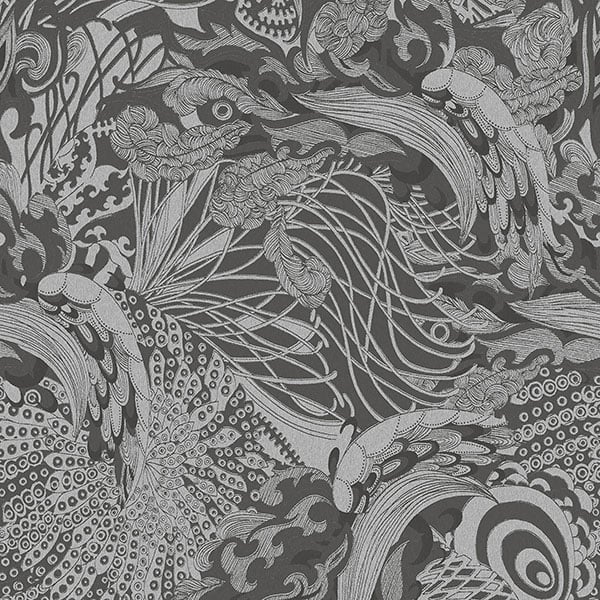 Galerie Wallpaper Product code: 12611 - Ted Baker Fantasia Wallpaper Collection - Grey Silver Colours -  