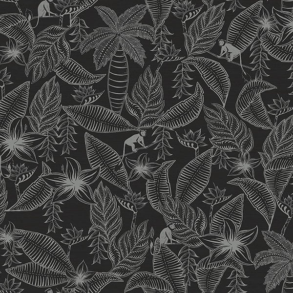 Galerie Wallpaper Product code: 12705 - Ted Baker Fantasia Wallpaper Collection - Black Silver Colours -  