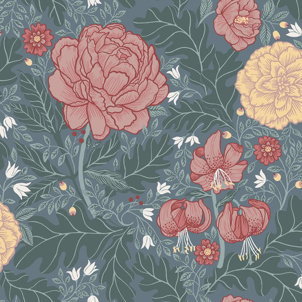 Galerie Wallpaper Product code: 14003 - Ekbacka Wallpaper Collection - Blue Colours -  