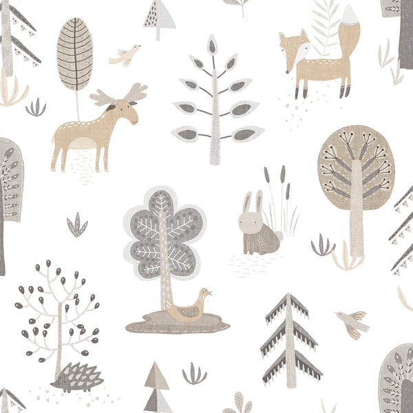 Galerie Wallpaper Product code: 14801 - Little Explorers 2 Wallpaper Collection - Silver Grey Colours -  