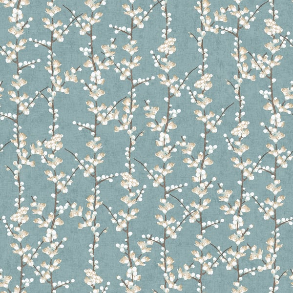Galerie Wallpaper Product code: 1904-1 - Spring Blossom Wallpaper Collection - Blue Colours -  