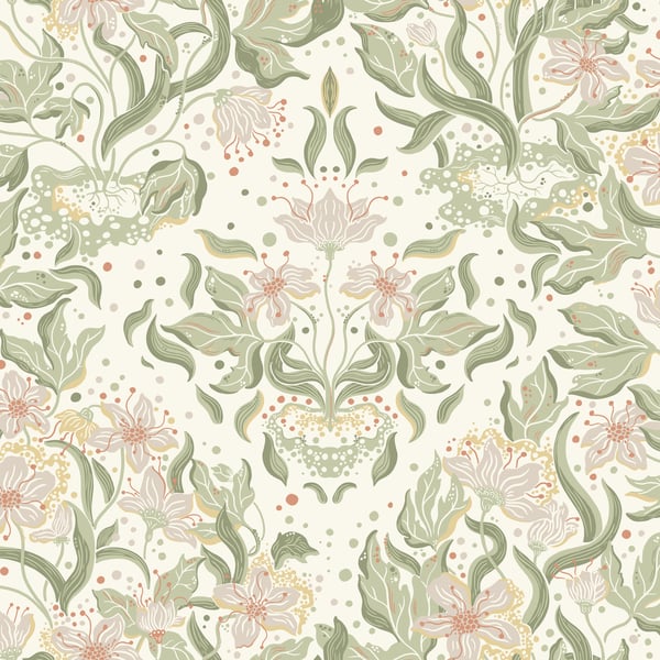 Galerie Wallpaper Product code: 22017 - Fagring Wallpaper Collection - Dark green Colours -  