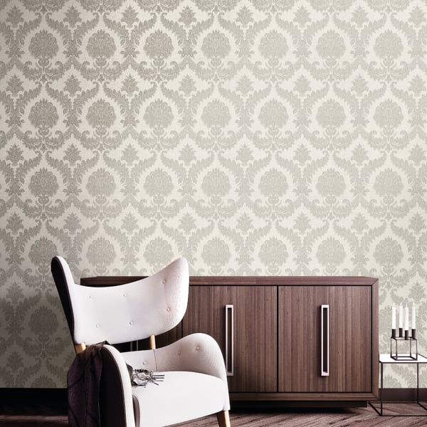 Galerie Wallpaper Product code: 23601_2 - Classic Italian Wallpaper Collection - Silver Grey Colours -  