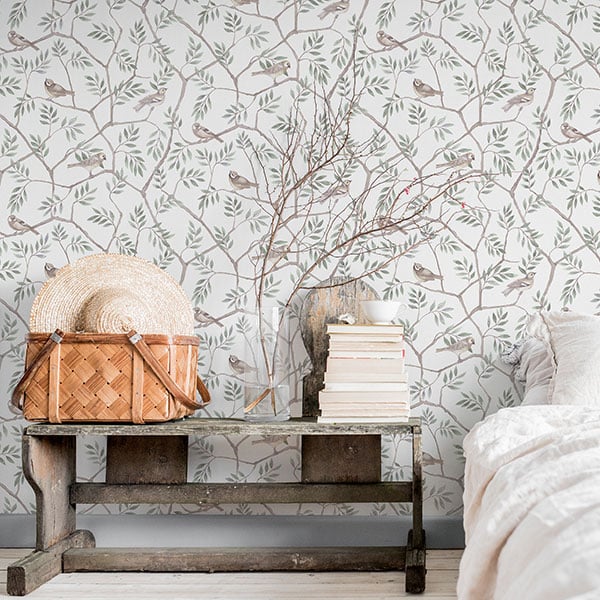 Galerie Wallpaper Product code: 27015R - Morgongava Wallpaper Collection - Beige Green Colours -  
