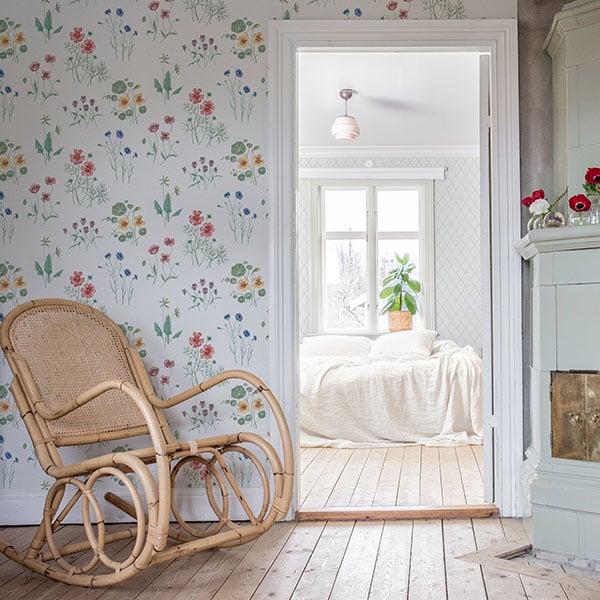 Galerie Wallpaper Product code: 27023R - Morgongava Wallpaper Collection - Grey, Red, Green, Blue, Yellow, Purple Colours -  