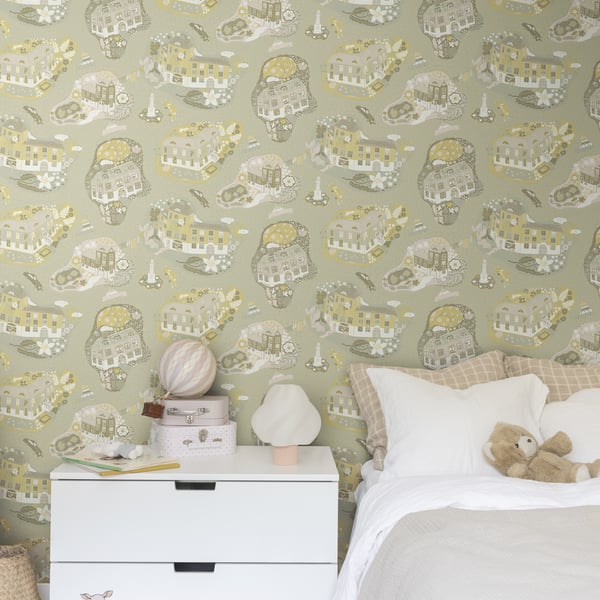Galerie Wallpaper Product code: 29008_2 - Resan Wallpaper Collection - Green pink Colours -  