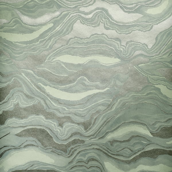 Galerie Wallpaper Product code: 30027 - Slow Living Wallpaper Collection - Wasabi Green Colours -  