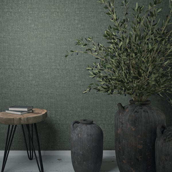Galerie Wallpaper Product code: 34180R - Loft 2 Wallpaper Collection - Green, Grey Colours -  