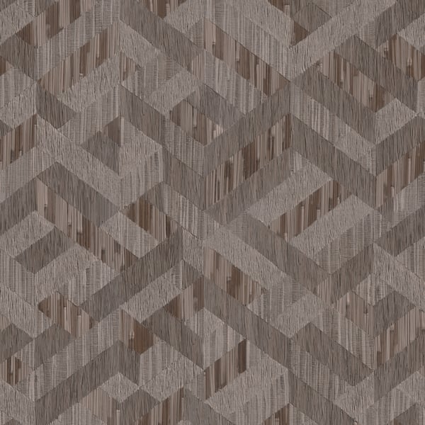 Galerie Wallpaper Product code: 35789 - Boho Fine Linen Wallpaper Collection - Brown Colours -  