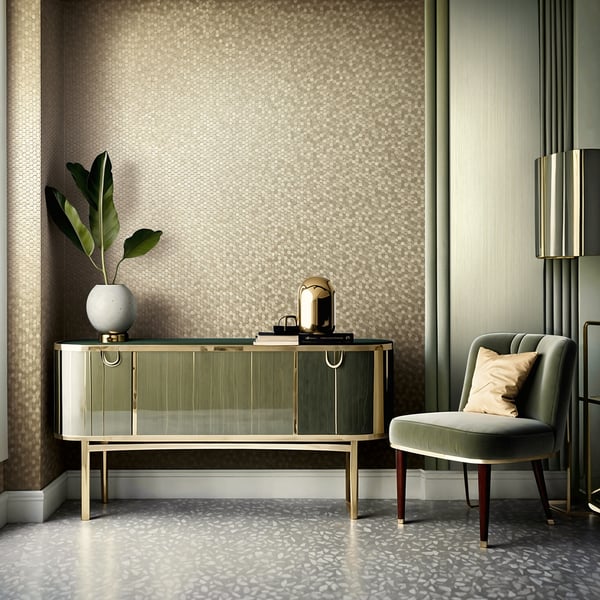 Galerie Wallpaper Product code: 35816_2 - Fashion Icon Wallpaper Collection - Gold Silver Colours -  
