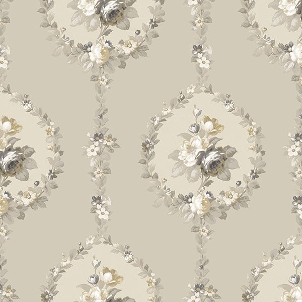 Galerie Wallpaper Product code: 3909 - Italian Damasks 3 Wallpaper Collection - Grey Beige Cream Colours -  