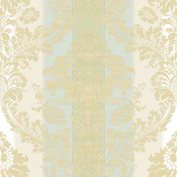 Galerie Wallpaper Product code: 3915 - Italian Damasks 3 Wallpaper Collection - Blue Cream Gold Colours -  