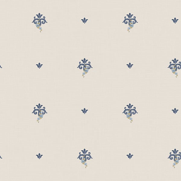 Galerie Wallpaper Product code: 3926 - Italian Damasks 3 Wallpaper Collection - Navy Blue Gold Colours -  
