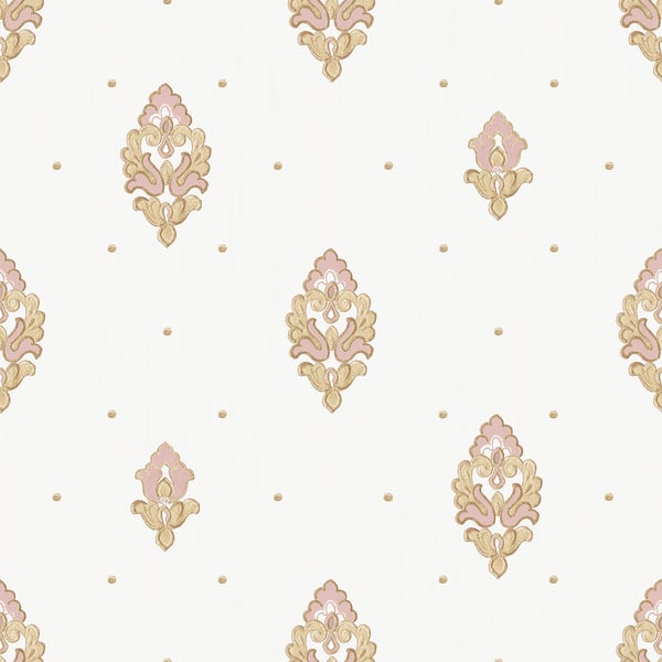 Galerie Wallpaper Product code: 42514 - Opulence Wallpaper Collection - Pink Gold Colours -  