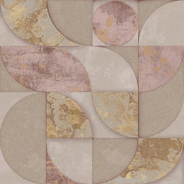 Galerie Wallpaper Product code: 49313 - Stratum Wallpaper Collection - gold pink Colours -  
