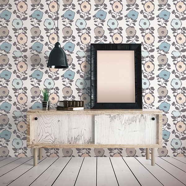 Galerie Wallpaper Product code: 51183703R - Skandinavia 2 Wallpaper Collection - Peach Blue Beige Colours -  