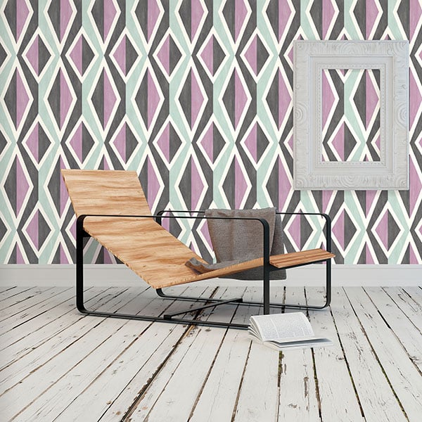 Galerie Wallpaper Product code: 51183813R - Skandinavia 2 Wallpaper Collection - Purple Blue Black Colours -  