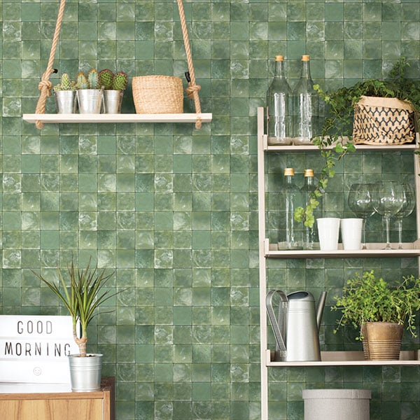 Galerie Wallpaper Product code: 7345R - Evergreen Wallpaper Collection - Dark Green Colours -  