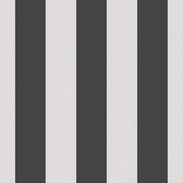 Galerie Wallpaper Product code: 9814-4 - Essential Stripes Wallpaper Collection - Black Colours -  
