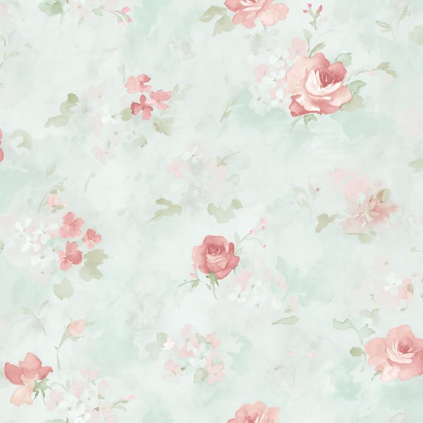 Galerie Wallpaper Product code: AB42417 - Abby Rose 4 Wallpaper Collection - Teal Pink Colours -  