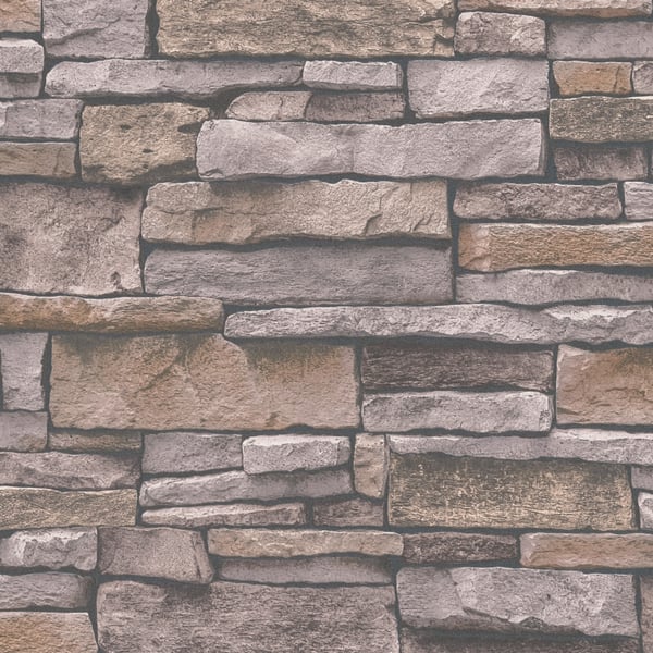 Galerie Wallpaper Product code: BB51135 - Bricks And More Wallpaper Collection - Beige Brown Colours -  