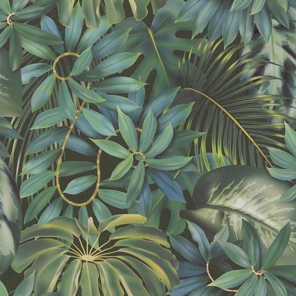 Galerie Wallpaper Product code: BW51020 - Blooming Wild Wallpaper Collection - Yellow Green Colours -  