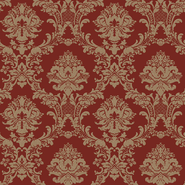 Galerie Wallpaper Product code: CI38217 - Classic Silks 4 Wallpaper Collection - Red, Gold Colours -  