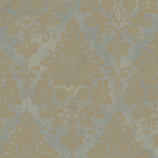 Galerie Wallpaper Product code: CI38220 - Classic Silks 4 Wallpaper Collection - Blue, Beige, Gold Colours -  