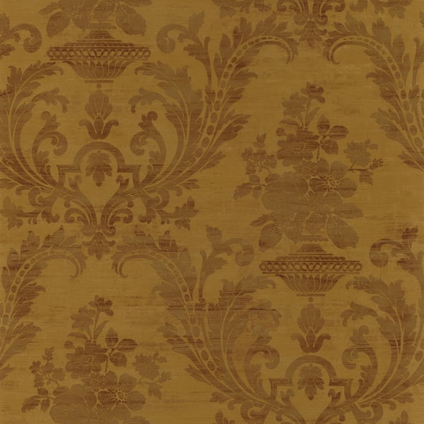 Galerie Wallpaper Product code: CI38258 - Classic Silks 4 Wallpaper Collection - Ochre, Rust Colours -  