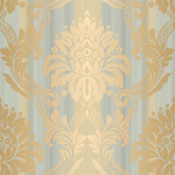 Galerie Wallpaper Product code: CI38264 - Classic Silks 4 Wallpaper Collection - Blue, Beige Colours -  