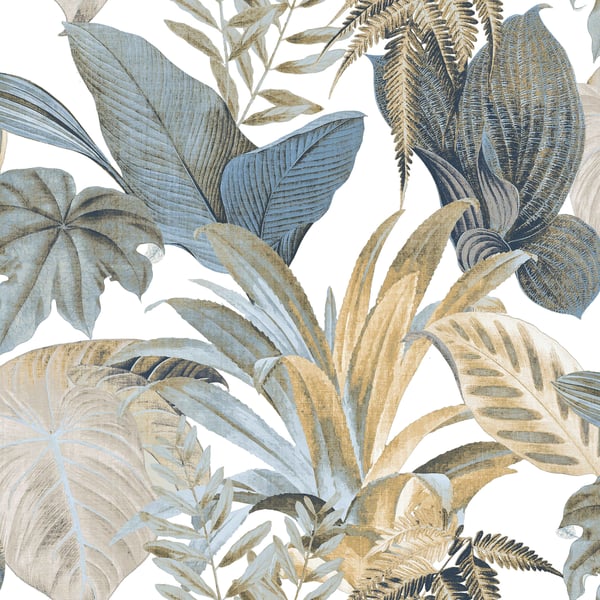 Galerie Wallpaper Product code: CM27016 - Botanica Wallpaper Collection - Blue Colours -  