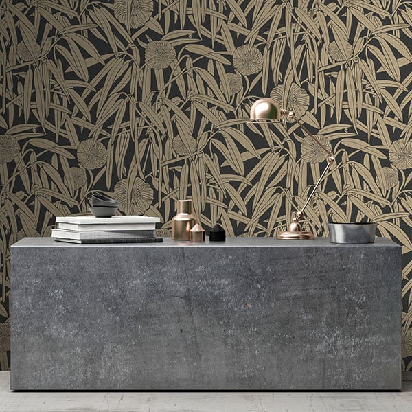 Galerie Wallpaper Product code: DA23232R - Luxe Wallpaper Collection - Gold Black Colours -  
