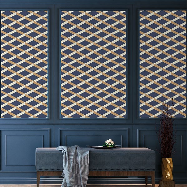 Galerie Wallpaper Product code: DA23252R - Luxe Wallpaper Collection - Blue Yellow Colours -  
