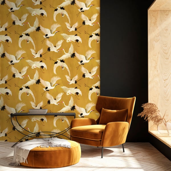 Galerie Wallpaper Product code: DW2020_2 - Designer Walls Wallpaper Collection - Ochre Colours -  