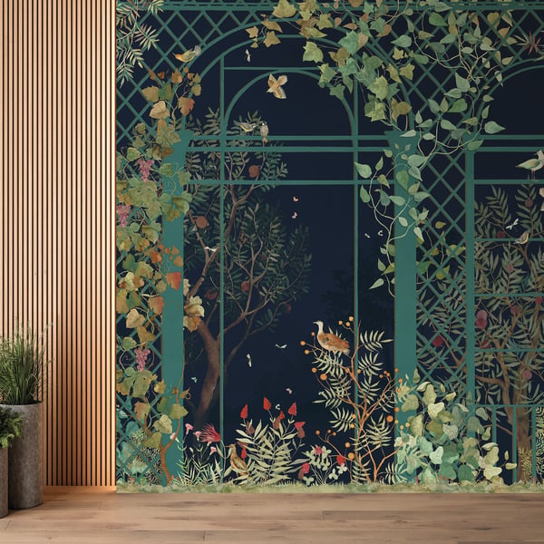 Galerie Wallpaper Product code: DW2032_2 - Designer Walls Wallpaper Collection - Midnight Blue Colours -  