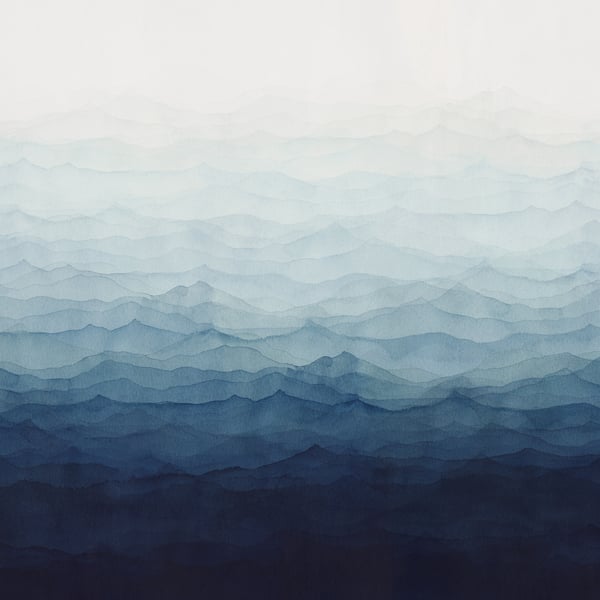 Galerie Wallpaper Product code: DW2036 - Designer Walls Wallpaper Collection - Indigo Blue Colours -  