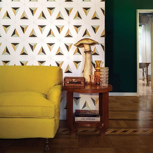 Galerie Wallpaper Product code: EL21071R - Elisir Wallpaper Collection - Black Green Gold Colours -  