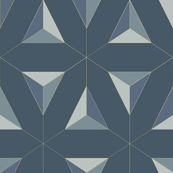 Galerie Wallpaper Product code: EL21073 - Elisir Wallpaper Collection - Blue Gold Colours -  