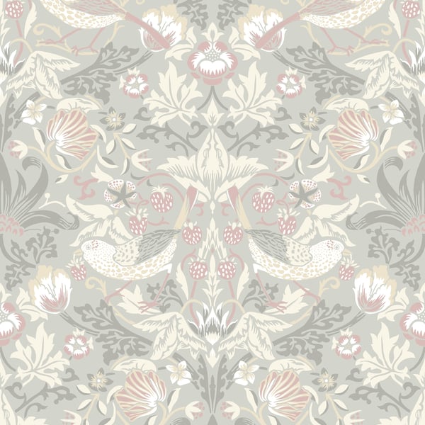Galerie Wallpaper Product code: ET11208 - Arts and Crafts Wallpaper Collection - Grey Taupe White Colours -  