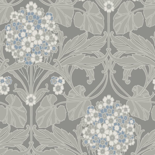 Galerie Wallpaper Product code: ET12105 - Arts and Crafts Wallpaper Collection - Grey Taupe Blue White Colours -  