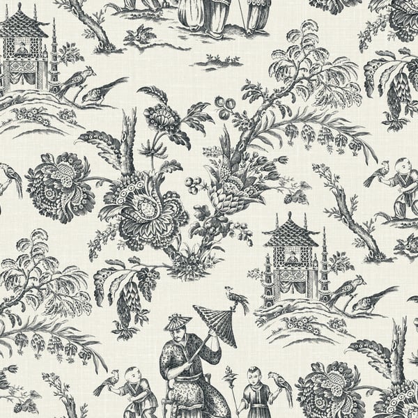 Galerie Wallpaper Product code: FC61800 - French Country Wallpaper Collection - Graphite Colours -  