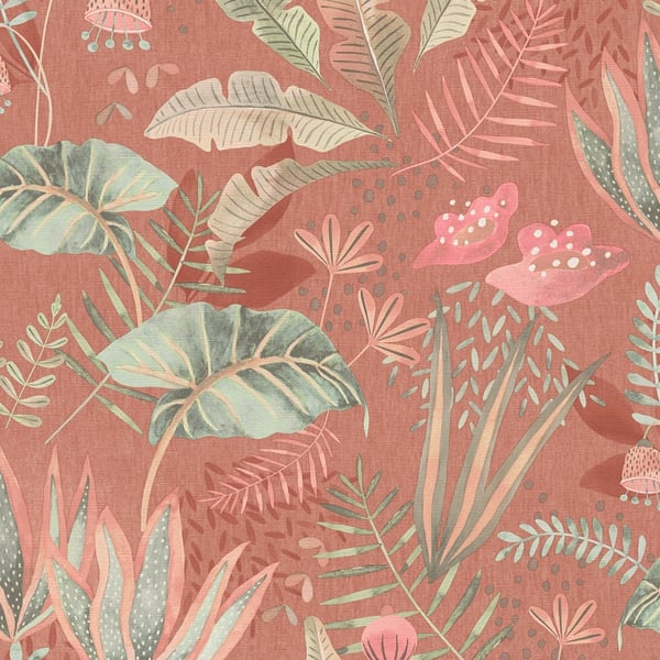 Galerie Wallpaper Product code: FL61122 - Flourish Wallpaper Collection - Beige/Green Colours -  