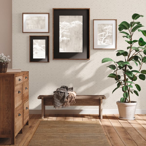 Galerie Wallpaper Product code: FS72003_2 - Fusion Wallpaper Collection - Beige White Colours -  