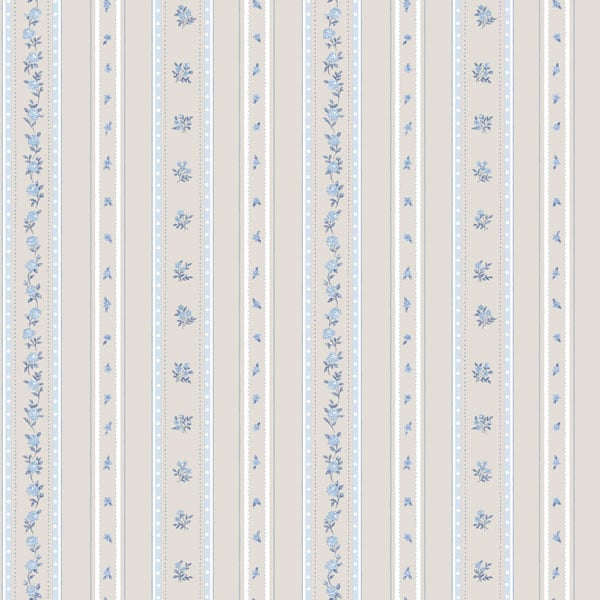Galerie Wallpaper Product code: G23221 - Country Cottage Wallpaper Collection - Blue Beige Colours -  