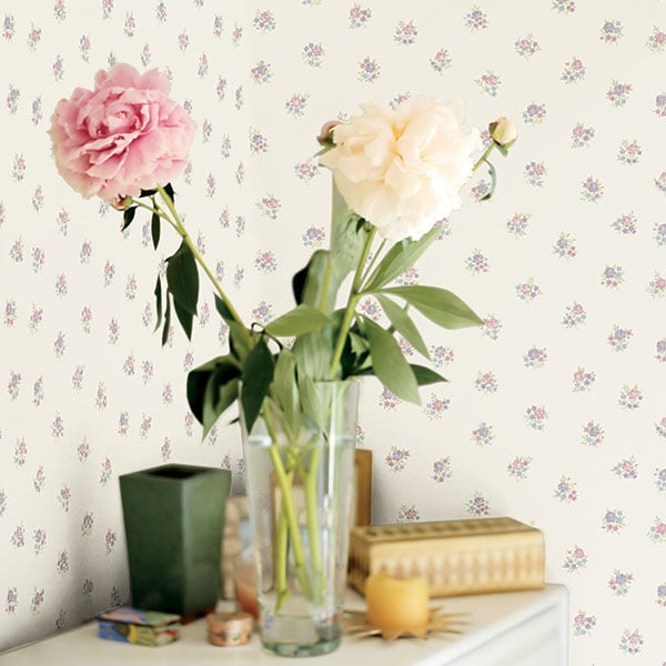 Galerie Wallpaper Product code: G23275R - Floral Themes Wallpaper Collection - Pink Lilac Blue Green Colours -  