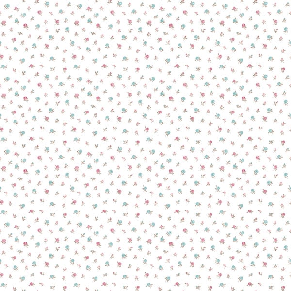 Galerie Wallpaper Product code: G23293 - Country Cottage Wallpaper Collection - Red Blue Colours -  