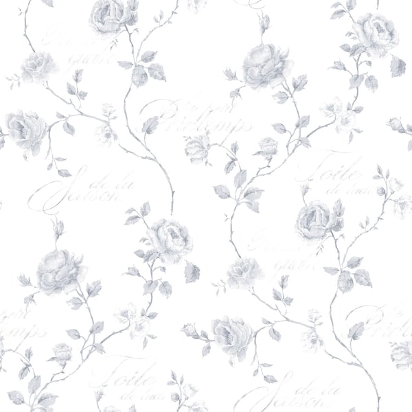 Galerie Wallpaper Product code: G45328 - Vintage Roses Wallpaper Collection - Grey Colours -  