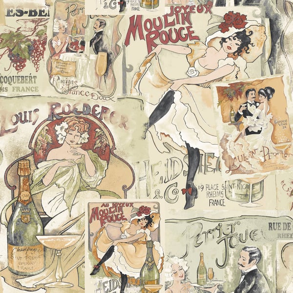 Galerie Wallpaper Product code: G56113 - Memories 2 Wallpaper Collection - Red Colours -  