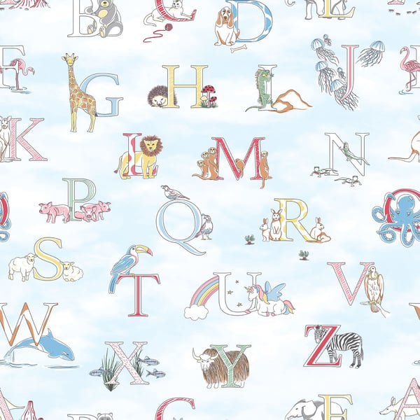 Galerie Wallpaper Product code: G56537 - Just 4 Kids 2 Wallpaper Collection - Blue Multicoloured Colours -  